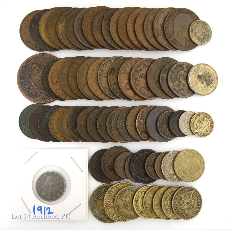 Various World Coins (Weighs Over 1 Lbs.) (1 of 3)