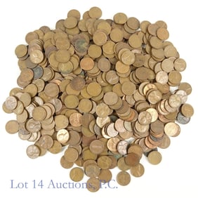 USA Mostly Copper Lincoln Wheat Cents (Over 450)