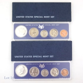 1966 (S) USA Silver 5-Coin Special Mint Sets, 2