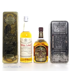 Chivas Regal & Dewar's White Lbl Scotch (2x750ml)