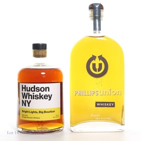 Hudson Whiskey NY Bourbon & Phillips Union Whiskey
