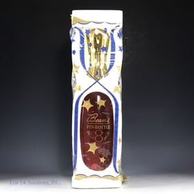 60s/70s Beam's 8 Yr Pin Bottle Bourbon Decanter