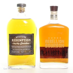Redemption High Rye Bourbon & Rebellion Bourbon