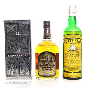 Pre 1977 Chivas Regal & Cutty Sark Blended Scotch