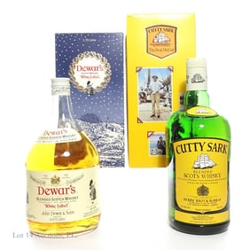 Cutty Sark & Dewar's White Label Scotch (1.75 L)
