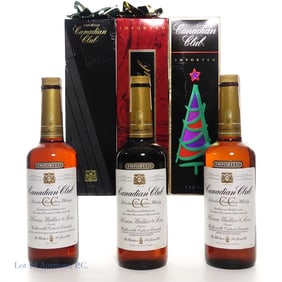 1981, 84, 86 Canadian Club Whisky (Gift Boxes)