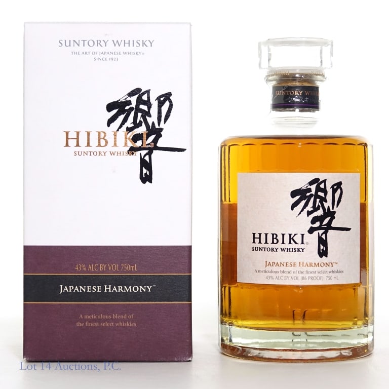 Hibiki Harmony Japanese Whisky: Hibiki Japanese Harmony Japanese Whisky, 86 Proof, 750 ml. Box included.