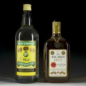 Vintage Bacardi 1873, Wray & Nephew Overproof Rum