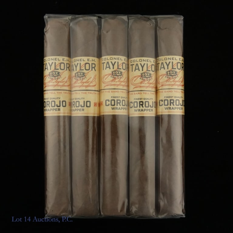 Colonel E. H. Taylor Toro Gordo Cigar (5 Pack): Colonel E. H. Taylor Toro Gordo Cigar 6" x 56 ring. 5 pack. Sealed.