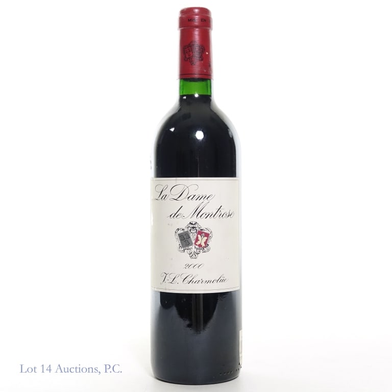 2000 Chateau Montrose Bordeaux: 2000 Chateau Montrose La Dame de Montrose, 12.5% ABV, 750ml, Vintage: 2000, Region: Bordeaux, France, Appellation: Saint Estephe.