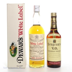 1968 Dewar's White Label & Seagram's VO Whisky