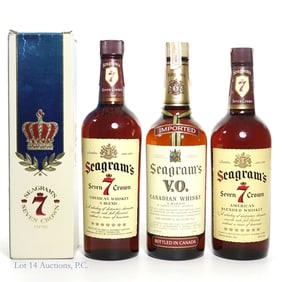 60s/70s Seagram's American & Canadian Whiskey (3)