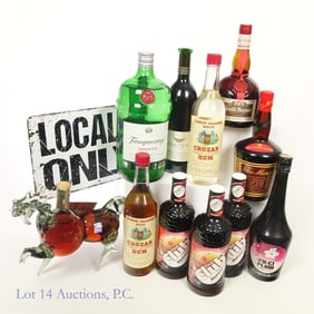 Liquor, Rum, Gin, Brandy, Cocktails (11) NO SHIP