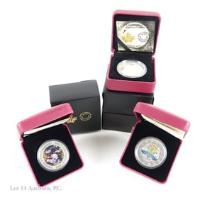 RCM $20 Royal Family 99% Silver Proof Coins (3)