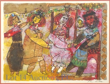 1980 Theo Tobiasse "The Wedding" Print