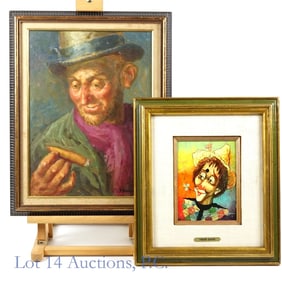 Two Antique Oil Paintings (Brenner, David)