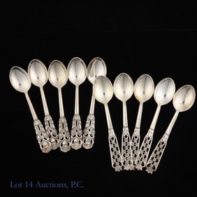 Demitasse Spoons 830 Silver (10)