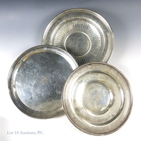 Sterling Silver Plates (3)