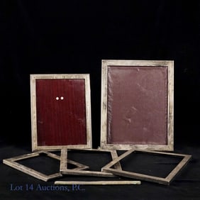 Vintage Sterling Silver Picture Frames, Comb