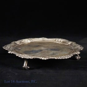Irish Brittania (95.8%) Silver Calling Card Tray