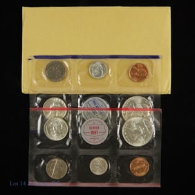 1959 (P) USA Silver 10-Coin Mint Set in OGP