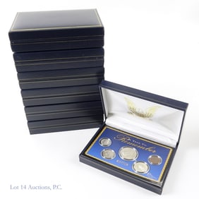 1950 - 1967 USA Silver AHS 5-Coin Year Sets, 7