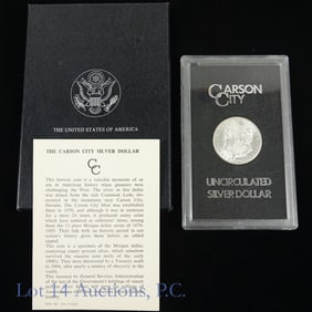 1884-CC USA Silver Morgan Dollar (GSA-MS63)