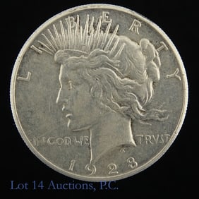 1928 (P) USA Silver Peace Dollar - Key Date