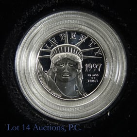 1997-W American Platinum Eagle Prf $10 Bullion-OGP