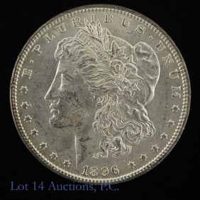 1896 (P) USA Silver Morgan Dollar (CH BU)