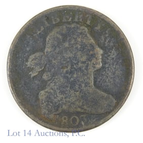 1803 USA Draped Bust Large Cent (VG?)