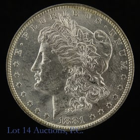 1881-O USA Silver Morgan Dollar (CH BU)