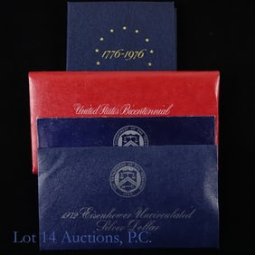 1971s - 1976s U.S. Mint 40%-Silver Coin Sets (4)