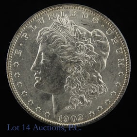 1902-O USA Silver Morgan Dollar (BU)