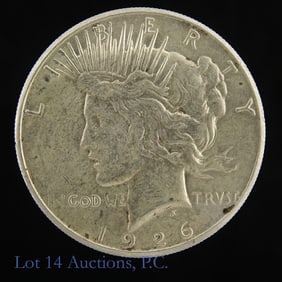 1926 (P) USA 90%-Silver Peace Dollar