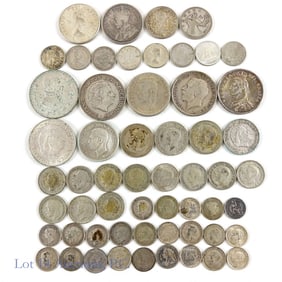 Various Silver World Coins (Weighs +8 oz.)