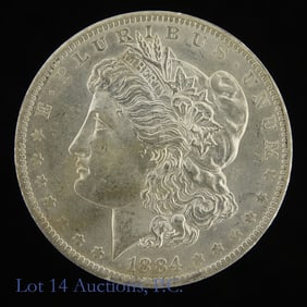 1884-O USA 90%-Silver Morgan Dollar