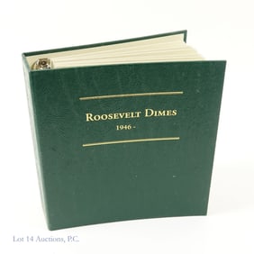 1946 - 1964 USA 90%-Silver Roosevelt Dimes BU (20)