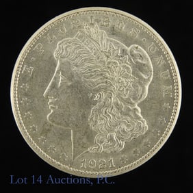 1921-D USA Silver Morgan Dollar
