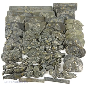 Large Collection Vintage Japanese Menuki