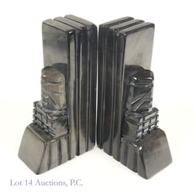Vintage Mesoamerican Stone Bookends