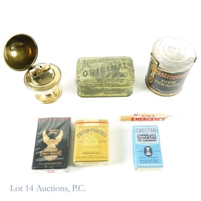 Cigarettes & Tobacco Collectibles Lot (7)