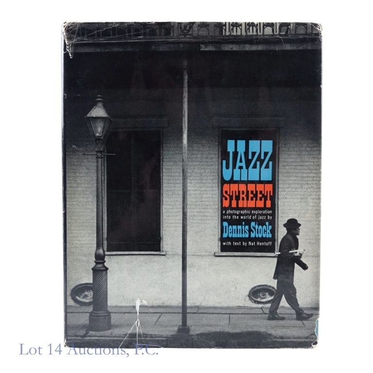 Jazz Street by Dennis Stock Book: Jazz Street: A Photographic Exploration into the World of Jazz by Dennis Stock. Hardcover. A collection of photographs that uncover the history and growth of jazz in the 1930s-1940s.