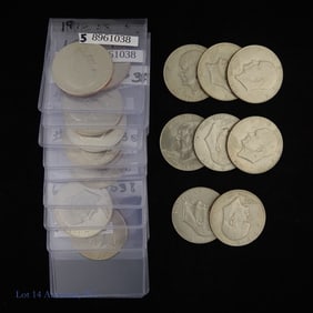 1971 - 1977 USA 40%-Silver & Clad IKE Dollars (18)