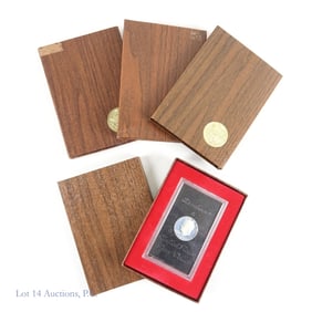 USA 40%-Silver Proof Ike $1s in OGP (4)