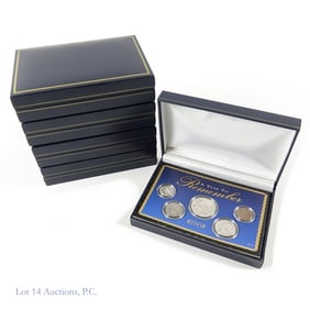 1940 - 1944 USA 90%-Silver AHS 5-Coin Year Sets, 5