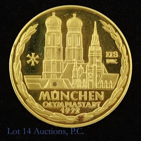1972 20 Ducats Aureus Magnus Munich Olympic