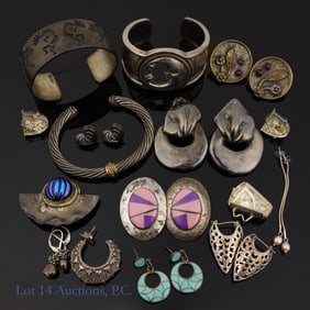 Mixed Lot of Sterling Silver Jewelry