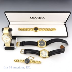 Five Luxury Watches (Movado, Lassale, More)