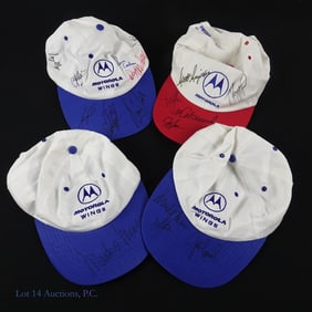 4 Caps Signed By PGA Players